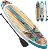 Garvee Inflatable Paddle Board for Adults with Premium Accessories, Non-Slip EVA Deck, Ultra-Light Carry Bag, Yellow, 10.6ft - Yellow