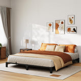 Garvee 8 in Full Bed Frame Heavy Duty Metal Platform Bed Frame Durable Iron Slat Support No Box Spring Needed Black