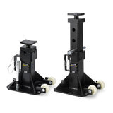 Garvee 22 Ton Jack Stands Heavy Duty Pin Type Car Jack Stand with Lock for Trucks Trailers Equipment Adjustable Height 13.8-19.7 Inches Black 1 Pair - Black