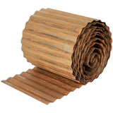 Garvee Corrugated Metal Garden Edging 6"×50Ft Rustproof Flexible Landscape Paver Edge for DIY Flower Bed Lawn Garden Fence Driveway Walkway Raised Beds Yard Rusty - Rusty