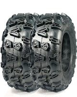 Garvee 25x10-12 ATV UTV Tires Tubeless All Terrain Off-Road Tires Wide Footprint Extra Grip Mud Sand Rock
