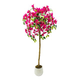 Garvee 6FT Artificial Trees Indoor Faux Tree Artificial Planter Thanksgiving Christmas Green - Green
