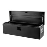 Garvee Black Steel Truck Bed Tool Box Trailer Tongue Box Truck Storage Organizer Tool Chest For Truck Bed RV Trailer 48x15x15 Black - Black