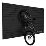 Garvee PVC Slat Wall Paneling 4x8 ft, Heavy-Duty Garage Storage, 300 Lbs Load Capacity, Waterproof White - Black
