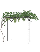 Garvee Garden Arch Trellis Metal Arched Arbor for Lawn Party Weddings 6.62 Feet Tall Powder-Coated Finish