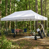 Garvee 10x20 Pop Up Canopy Tent Heavy Duty Commercial Instant Shelter Portable Outdoor Sun Shelter Water-Resistant