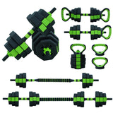 Garvee Adjustable Dumbbell Set 4 in 1 Adjustable Weights 66 LBS Home Gym Octagon Black