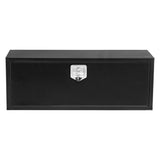 Garvee 36'' Black Steel Underbody Truck Tool Box with T-Handle Lock, Heavy Duty Storage Organizer for Pickup Truck Bed, RV, Trailer, 36"x14"x16" - Black