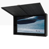 Garvee Outdoor TV Protector Wooden Display Protector 48 Inch Waterproof Adjustable Hard Box Patio Beach - Classic Black