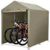 Garvee Bike Carport Durable Shelter Weatherproof Cover Outdoor Protection Easy Installation - Green