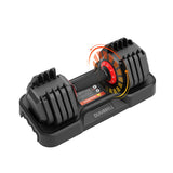 Garvee Adjustable Dumbbell Set 25LBS with Anti-Slip Handle and Tray for Home Gym Strength Training - 25Lbs * 1Pcs