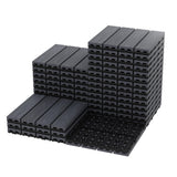 Garvee 27 Pcs 12x12 Inch Polymer Composite Interlocking Deck Tiles for Indoor & Outdoor, Grey, 27 Sqft, Waterproof Patio Flooring - Grey