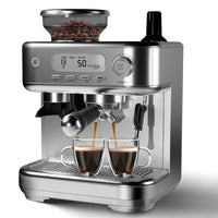 Garvee Automatic Espresso Machine Coffee Maker with Fast Heating, 15-Bar Pump, 1350W Motor for Home and Kitchen, Black