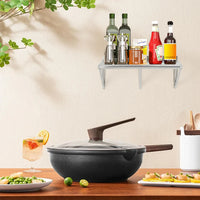 Garvee 72x12x12 Inch Stainless Steel Wall Shelf NSF Certified, Commercial Wall Mounted Kitchen Shelf for Restaurant, Garage, Laundry, Utility Room, Equipment Storage, Metal Shelving