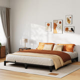 Garvee 6 Inch King Bed Frame Heavy Duty Metal Platform Bed Frame With Durable Iron Slat Support No Box Spring Required Black