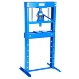 Garvee 20-Ton Heavy Duty Hydraulic H-Frame Shop Press with Adjustable Height Table, Metal Stamping Plates, Blue for Auto Repair and Metalworking - Blue