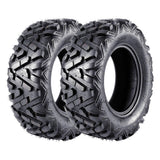 Garvee 2-Pack 19x7-8 ATV Tire 4PR Tubeless All Terrain Mud Trail Sand Off-Road Tires for Mini Bike Side-by-Side Utility Vehicles