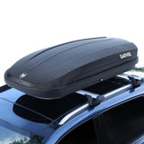 Garvee Rooftop Cargo Box Carrier, Dual-Side Opening, 165Lbs Capacity, Black, 12 Cubic Feet Storage