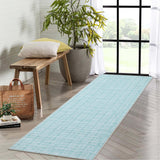 Garvee Area Rug 2x6 Modern Runner Rug Abstract Washable Geometric Hallway Indoor Soft Low Pile Mint