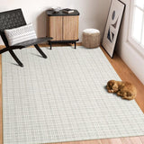 Garvee Living Room Rugs 8x10 Large Soft Indoor Carpet Washable Rug Modern Abstract Rug with Non Slip Backing Contemporary Lines Print Rug for Under Dining Table Nursery Home Office Bedroom Grey - Light Grey