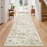 Garvee Washable Runner Rug 2x6 Vintage Kitchen Non Slip Distressed Beige - Distressed|Beige