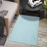 Garvee Area Rug 2x3 Modern Geometric Indoor Doormat Soft Fuzzy Entryway Mat Washable Rug Mint Non-Slip Backing