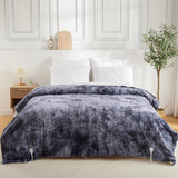 Garvee Heated Blanket Electric King, Soft Tufted Electric Blanket, Machine Washable Thicken Velvet Heating Blanket with Dual Control, 5 Heating Levels, 10 Hour Auto-Off, 90"x100", Gray