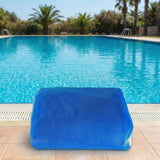 Garvee 16 Mil Solar Pool Cover Rectangle PE Bubble Cover for In Ground and Above Ground Pools Hot Tub 12x32 FT Blue - Blue