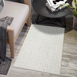 Garvee Area Rug 2x3 Modern Geometric Indoor Doormat Soft Fuzzy Washable Checkered Small Rug for Living Room Bedroom Bathroom Retro Antique
