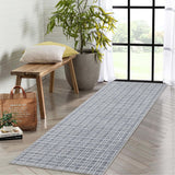 Garvee Area Rug 2x6 Modern Runner Rug Abstract Geometric Hallway Entryway Black Low Pile Washable