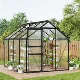 Garvee Outdoor Greenhouse Durable Weather-Resistant Garden Use Spacious Green Color - Black