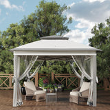 Garvee 11'x11 Pop-Up Gazebo with Mosquito Nettings, Steel Frame, Waterproof UV Proof for Patio Garden Party Grey - Grey