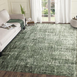 Garvee Abstract 5x7 Area Rug Modern Washable Non Slip Low Pile Grey Green for Living Room Bedroom Dining Room Playroom - Grey Green