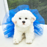 Garvee Shiny Thin Pink Pet Tutu Skirt for Dogs Cats, Breathable Mesh, Soft Comfortable, Various Sizes Colors, Party Birthday Wear - Rosa
