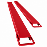 Garvee Pallet Forklift Extensions 60 in Length 4.5 in Width Heavy Duty Steel Forklift Attachment Red for Warehouses Farms Construction Sites - Red
