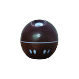 Garvee USB Mini Humidifier & Basic Oil Diffuser, 130ml Portable Aromatherapy Mist Maker - Ultra-Quiet 10dB - For Bedroom, Office & Desk - Dark Wood Grain