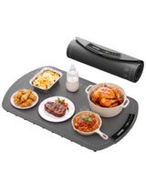 Garvee Food Warming Mat Electric Food Warmer 8-Level Temp Control Child Lock Silicone Heat Resistant Mat for Family Dinners and Holiday Gatherings