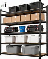 Garvee 5-Tier Heavy-Duty Freestanding Metal Storage Shelving Unit - Adjustable Boltless Utility Rack, 48" W x 18" D x 72" H, 1320 lb Capacity - Garage/Warehouse/Basement - , 120x45*183 - ,