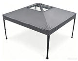 Garvee Quick Setup 9x9 Pop-Up Canopy Tent - Heavy-Duty Steel Frame, Waterproof Oxford, UPF 50+ UV Shade - Double-Vented Roof, Roller Bag + 4 Sandbags, Dark Gray - Dark Gray