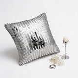 Garvee Sequin Decorative Pillow Cover Glitter Sparkle Reversible Soft Suede Hidden Zipper 16x16in Sofa Bed Party Decor