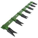 Garvee Heavy Duty 61-Inch Bucket Tooth Bar for Sub-Compact Tractors, Effortless Installation, Steel, Powder Coated, Fits 1/2-Inch Edges, Urban Construction - Dark Green