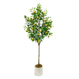 Garvee 6FT  Artificial Trees Indoor, Faux Tree, Artificial Planter, Artificial Fake Tree Flower Potted, Thanksgiving Christmas,  Artificial Plants for Home Office Wedding Party Gifts Indoor Outdoor Decor