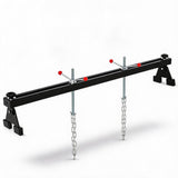 Garvee Engine Support Bar 1100 lbs Dual Chains Adjustable Steel Powder-Coated Overhead Design Black for Garages - Black