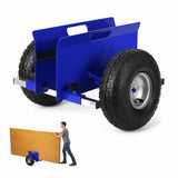 Garvee Heavy-Duty Panel Dolly Drywall Cart, 700 lb Capacity - Adjustable Sheet/Slab & Door Mover - 10" Pneumatic All-Terrain Wheels - Material Handling Cart, Blue (Straight Screw, USA) - Blue Straight Screw Usa