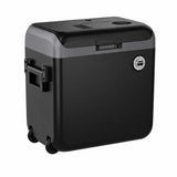 Garvee Portable Car Refrigerator 48QT 45L Electric Cooler Warmer Thermoelectric Energy-Efficient Wheels Telescopic Handle Family Road Trips