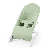 Garvee Portable Baby Bouncer Seat Infant 0-12 Months Ergonomic Support Lightweight Fold-Flat Aluminum Frame Breathable Fabric Nursery Use