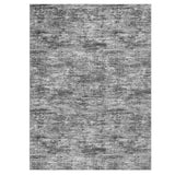 Garvee Washable Modern Area Rug - Abstract Design, Soft Low-Pile, Non-Slip Rubber Backing, Mark-Resistant Non-Shedding for Living Room/Bedroom - Light Gray, 6x9 ft (183x274 cm), USA