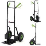 Garvee 400lbs Hand Truck Dolly, Heavy Duty Steel Dolly Cart with 10" Rubber Tires & 35" - 45" Telescoping Handle, Moving Dolly Utility Hand Truck for Warehouse, Supermarket, Garage