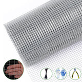 Garvee 1/2inch 72 In×100 Ft 19 Gauge, Chicken Wire Fence Wire Mesh Fence Galvanized Steel Poultry Netting Garden Fence Tree Guard Wire Fence Rolls Hardware Cloth for Yard Vegetable Plant Protection, Sliver - Silver
