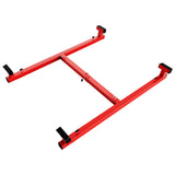 Garvee Adjustable Truck Box Bed Lift Up to 6 Ft, 800LB Capacity Heavy Duty Steel Powder Coated for Pickup Trucks, Durable Black Finish - Red